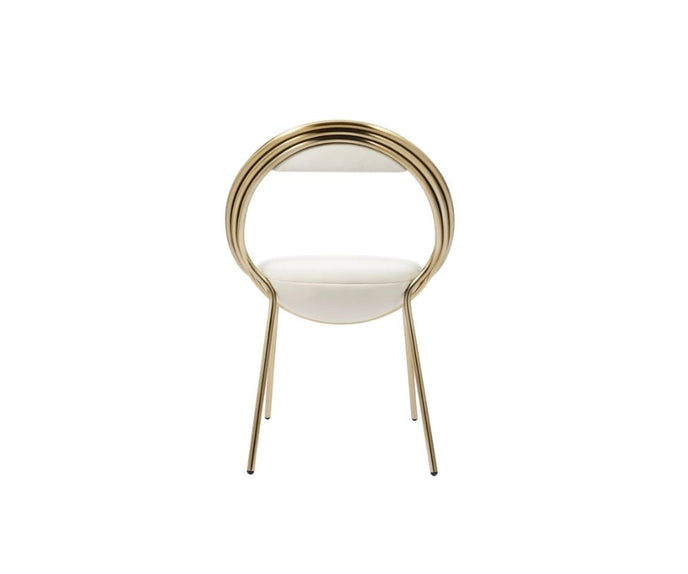 High end Musico Chair - Satin Brass by Lee Broom Casa Design