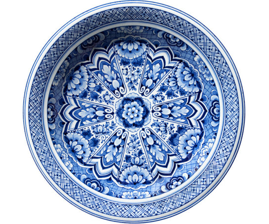 Delft Blue Plate Rug Moooi