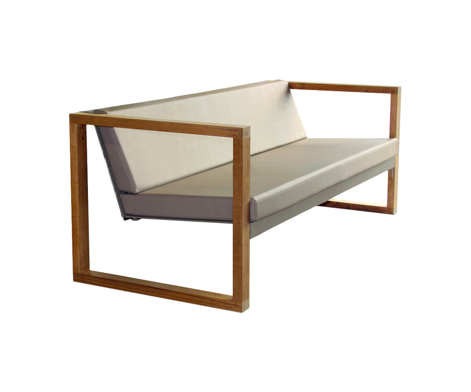 High end Banca Lounge Teak Sofa by Fueradentro Casa Design
