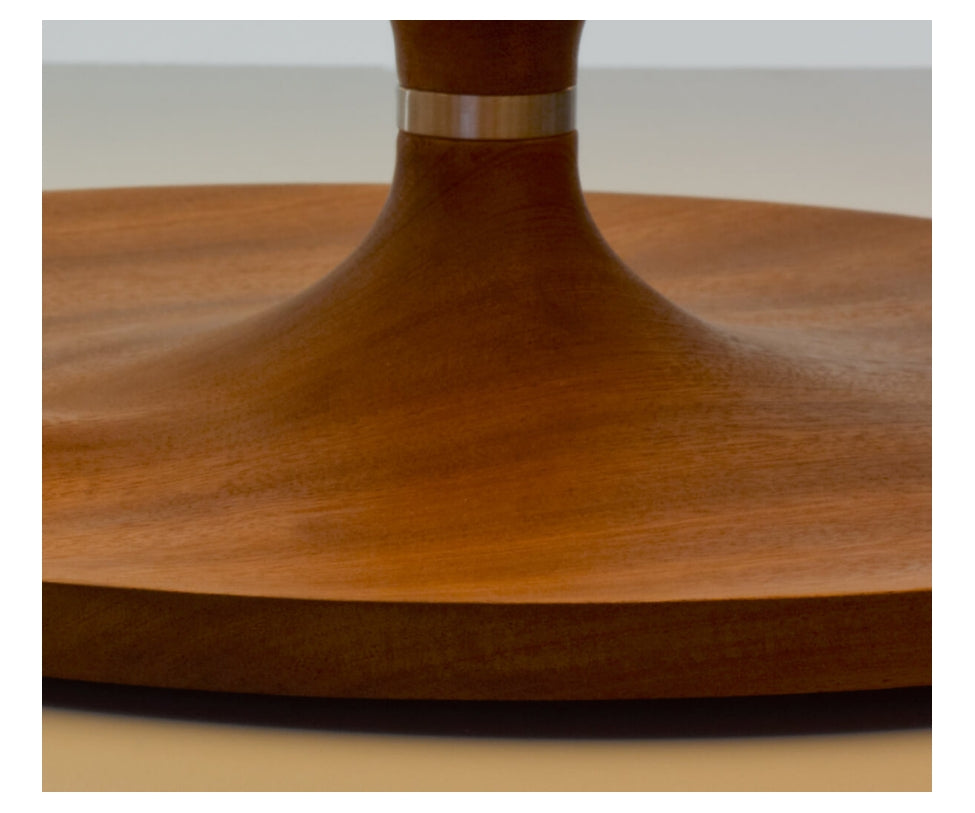Aqua Creations 96 Molecules Table Lamp Wood Detail