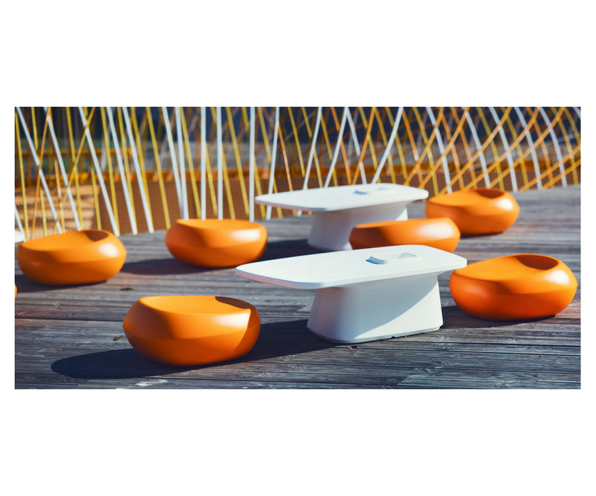 High end Moma Ottoman by Vondom Casa Design