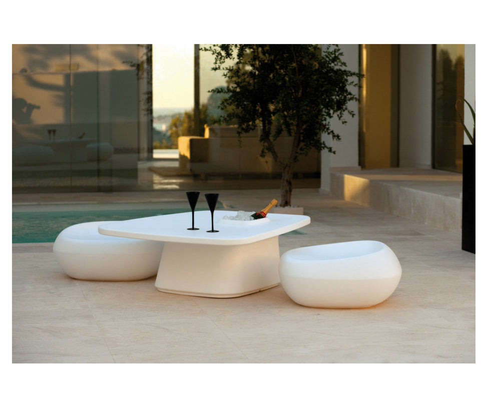 High end Moma Ottoman by Vondom Casa Design