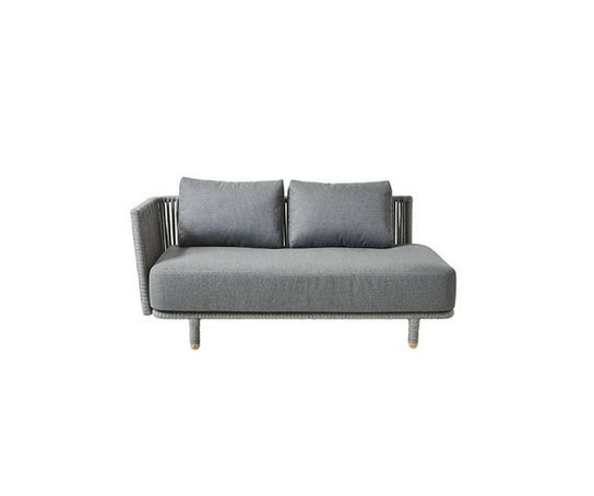 High end Moments 2-Seater Sofa Right Module by Cane Line Casa Design