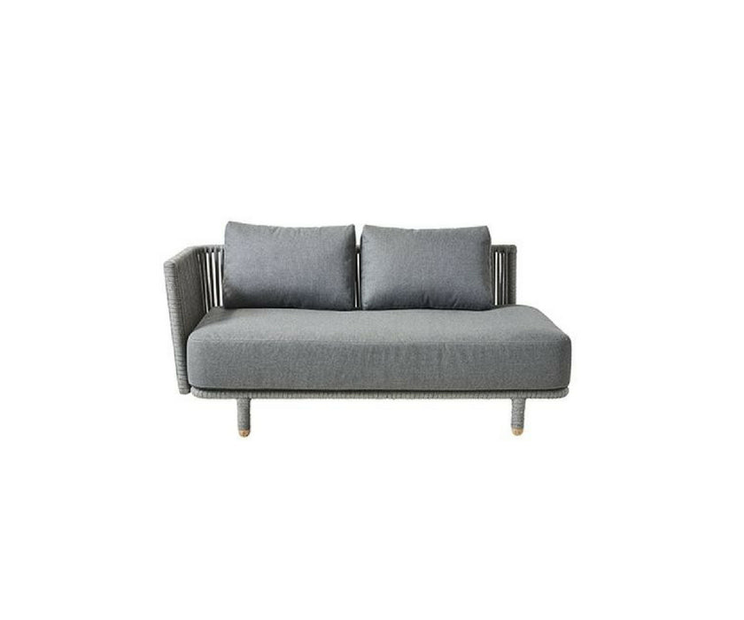High end Moments 2-Seater Sofa Right Module by Cane Line Casa Design