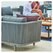 High end Moments 2-Seater Sofa Right Module by Cane Line Casa Design