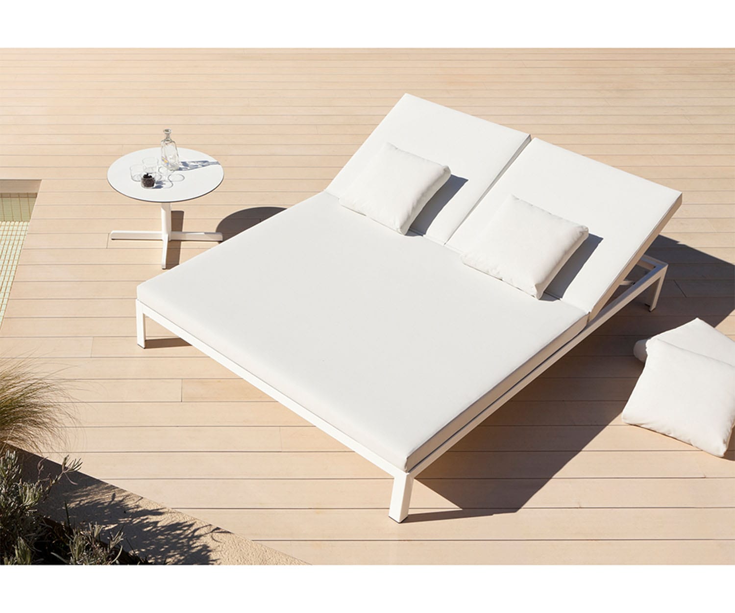 High end Nak Double Deckchair by Bivaq Casa Design