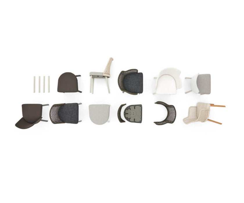 High end Emma Dining Chair by Varaschin Casa Design