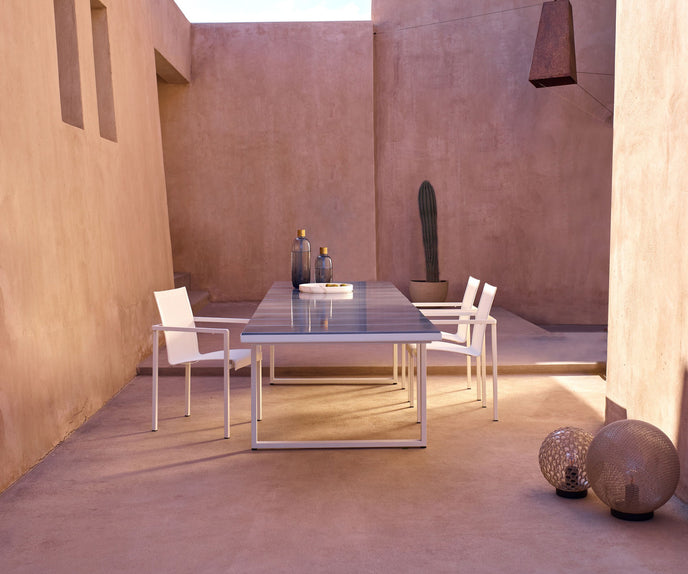 High end Natal Alu Dining Chair by Tribù Casa Design
