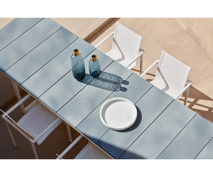 High end Natal Alu Dining Chair by Tribù Casa Design