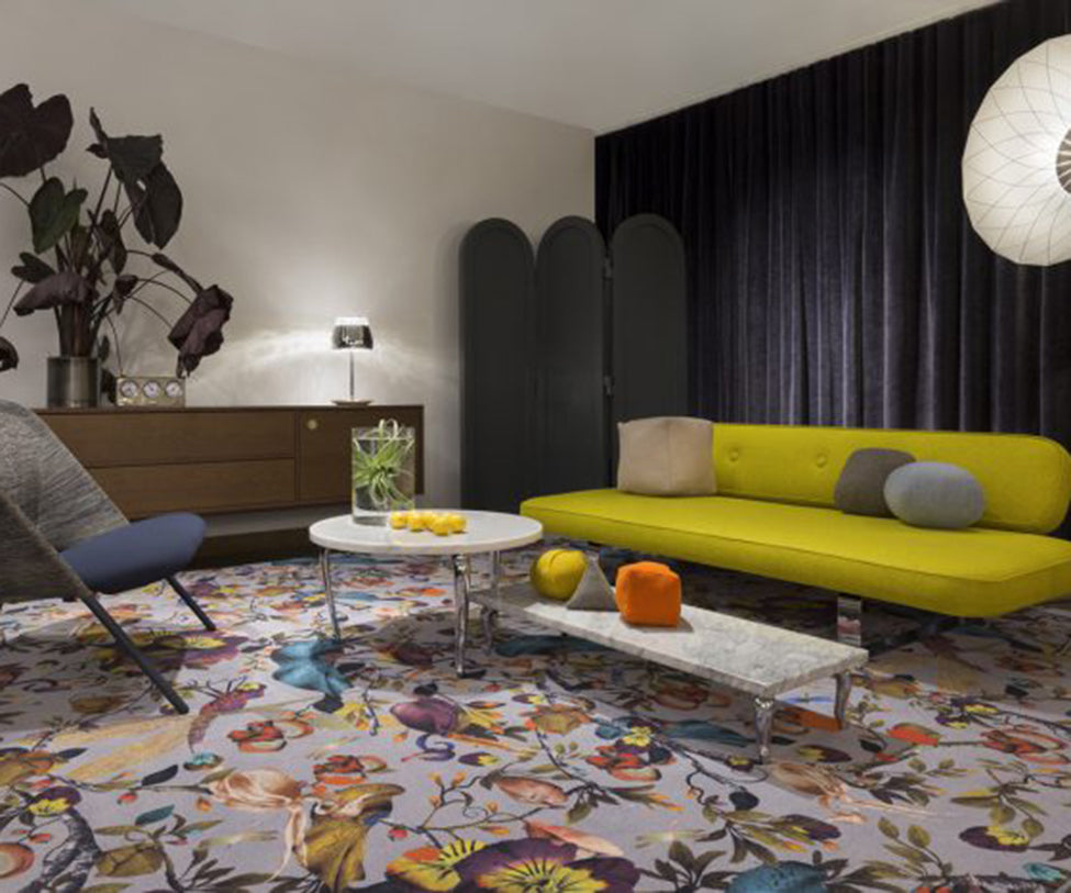 Biophillia Slate Rectangular Rug Moooi