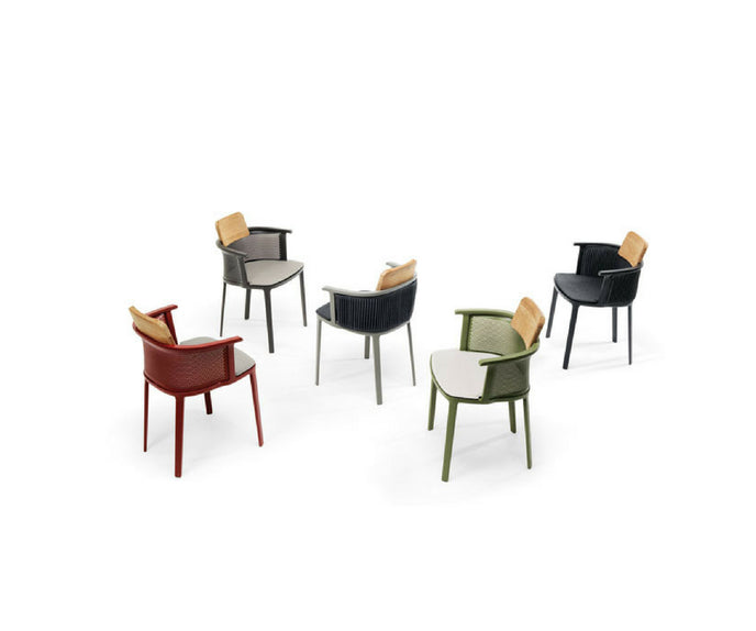 High end Nicolette Dining Armchair by Ethimo Casa Design