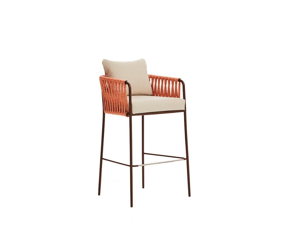 High end Nido Outdoor Hand-Woven Barstool by Expormim Casa Design