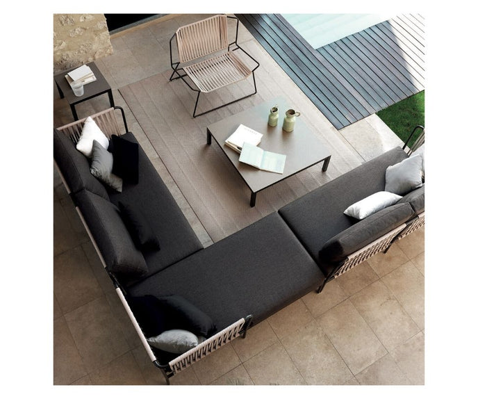 High end Nido Outdoor Hand-Woven Left Chaise Longue by Expormim Casa Design