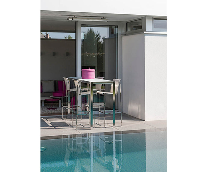 High end Nimio Bar Table 140 & 190 by Fueradentro Casa Design