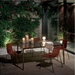 High end Nude Outdoor Square Dining Table by Expormim Casa Design