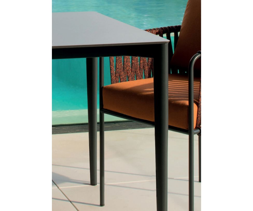 Nude Outdoor Square Dining Table