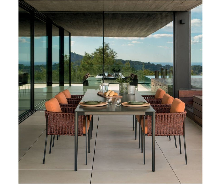 High end Nude Outdoor Rectangular Dining Table by Expormim Casa Design