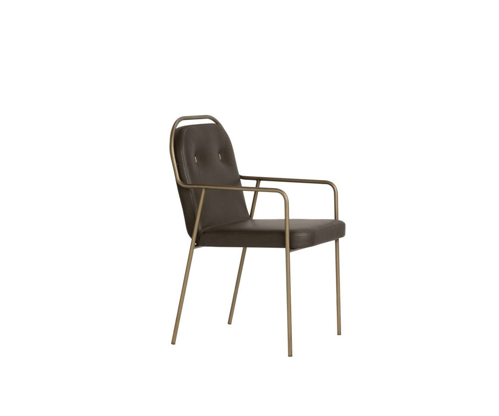 High end Olimpia P Dining Armchair by Frag Casa Design