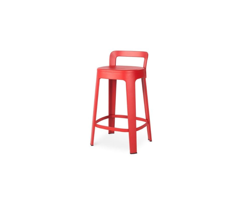 High end Ombra Stool With Backrest by RS Barcelona Casa Design