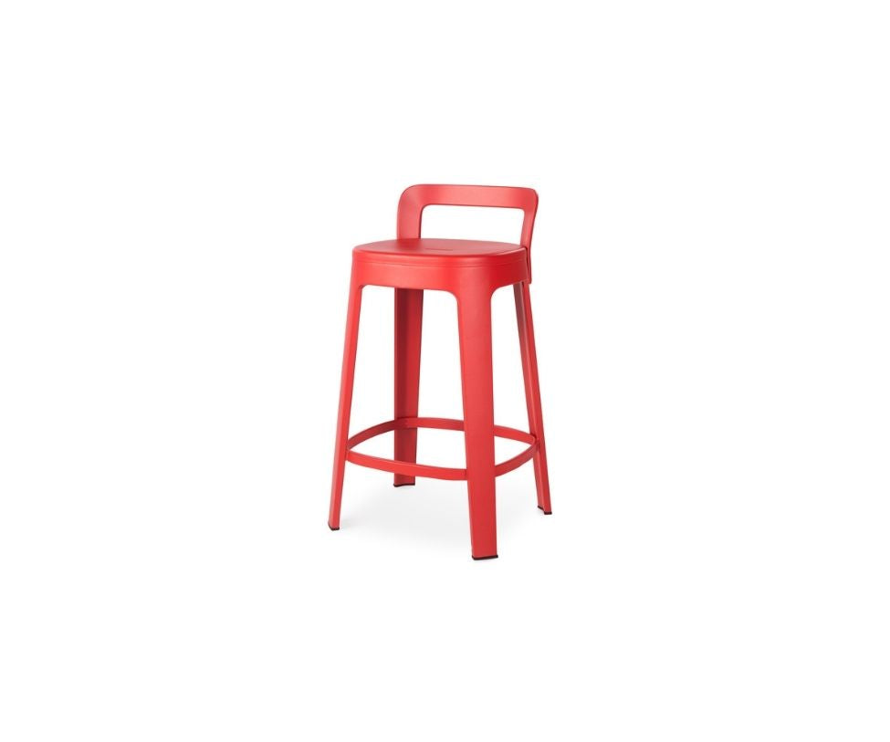 Ombra Stool With Backrest