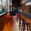 High end Ombra Stool With Backrest by RS Barcelona Casa Design