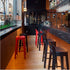 High end Ombra Stool With Backrest by RS Barcelona Casa Design