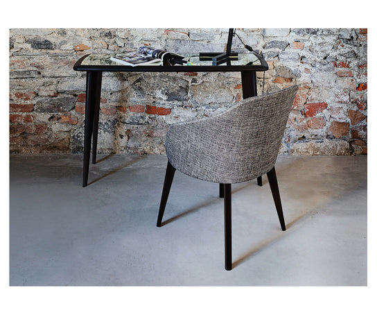 Vibieffe 430 Opera Dining Armchair with custom covers