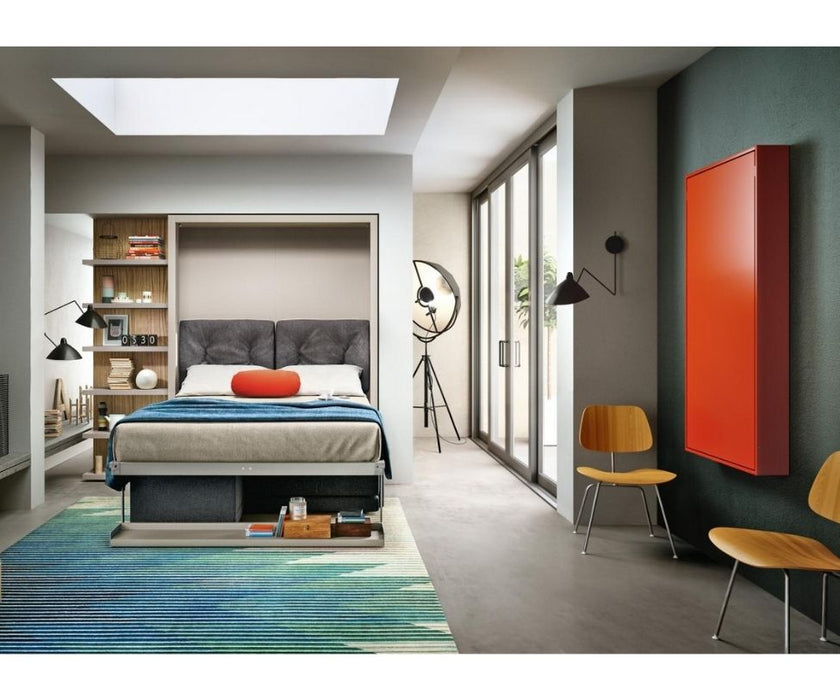 High end Oslo Wall Bed With Sofa by Clei Casa Design