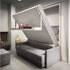 High end Oslo Wall Bed With Sofa by Clei Casa Design