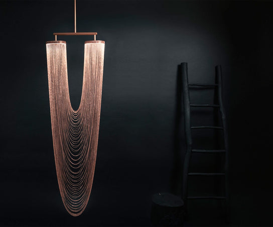 High end Otero Large Pendant by Larose Guyon Casa Design