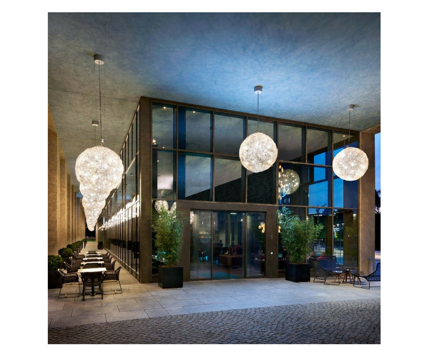 High end Fil de Fer Outdoor Suspension Lamp by Catellani & Smith Casa Design