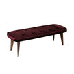 Vibieffe 9300 Pancake Ottomans Red Velvet