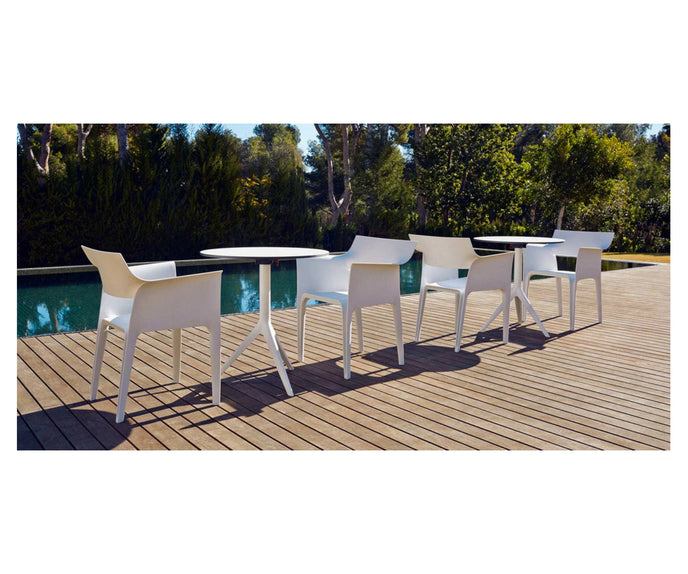 High end Pedrera Dining Armchair by Vondom Casa Design
