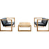 High end Banca Lounge Teak Sofa by Fueradentro Casa Design