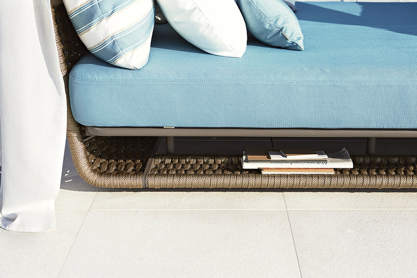 High end Portofino ART. 9768 Daybed by Roberti Rattan Casa Design