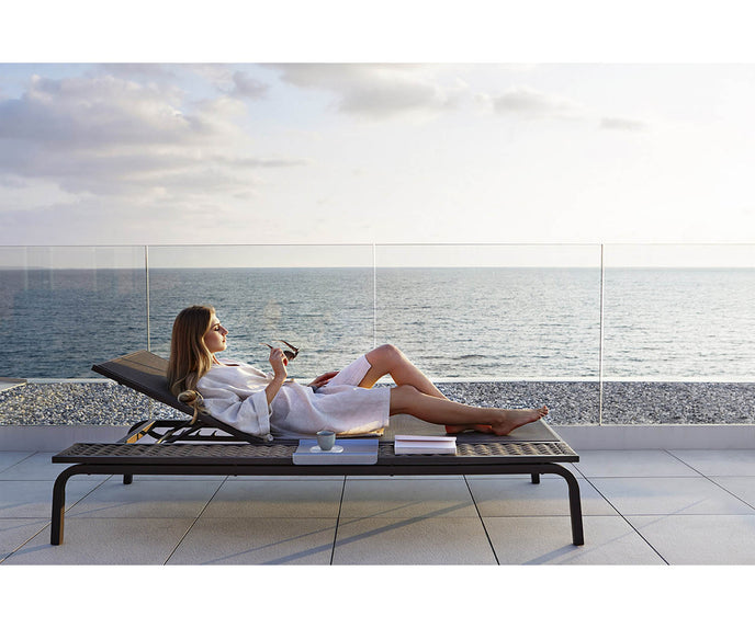 High end Portofino ART. 9749 Sunbed by Roberti Rattan Casa Design
