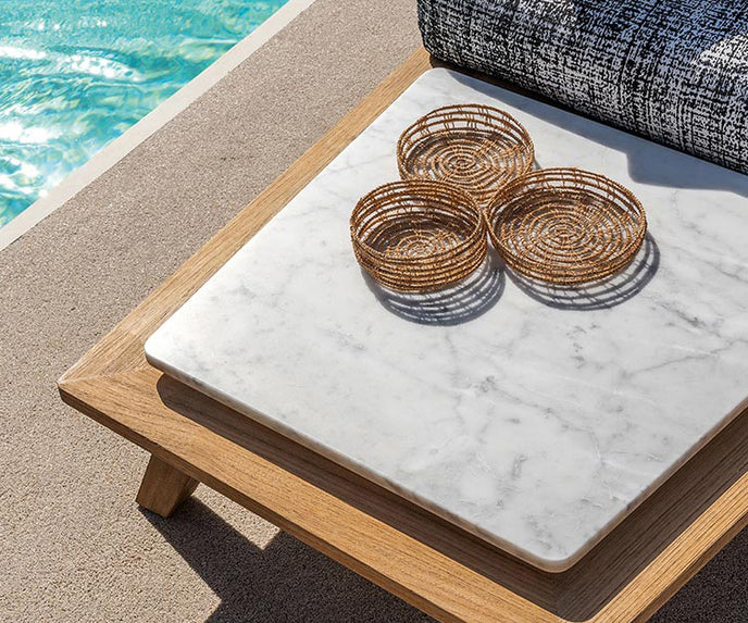 Rafael Lounge Armchair with Coffee Table I Ethimo