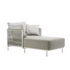 Queen ART. 4430 Chaise Longue Roberti Rattan