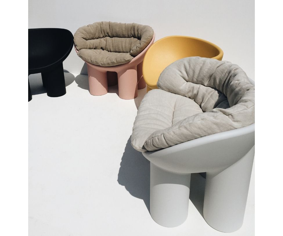 Roly Poly Armchair With Cushion