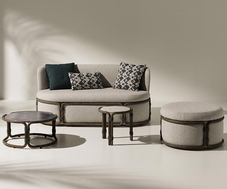 High end Rotin 2 Seater Sofa by Ethimo Casa Design