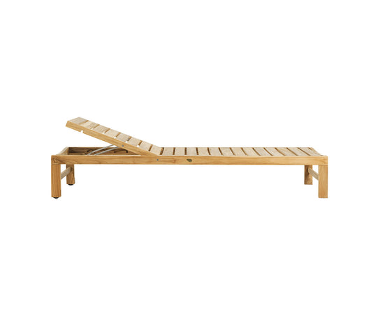 High end Sand Teak Sunbed by Ethimo Casa Design