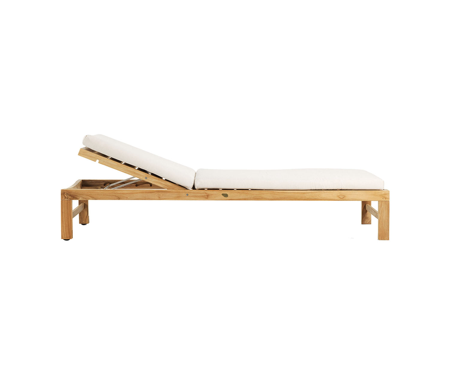 High end Sand Teak Sunbed by Ethimo Casa Design