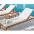 High end Sand Teak Sunbed by Ethimo Casa Design