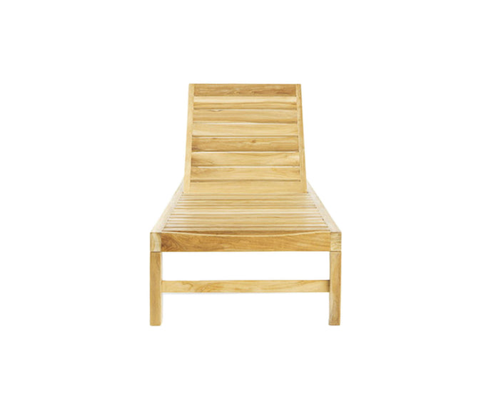 High end Sand Teak Sunbed by Ethimo Casa Design