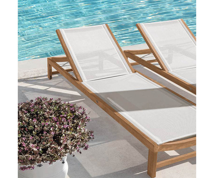 High end Sand Ethitex Sunbed by Ethimo Casa Design