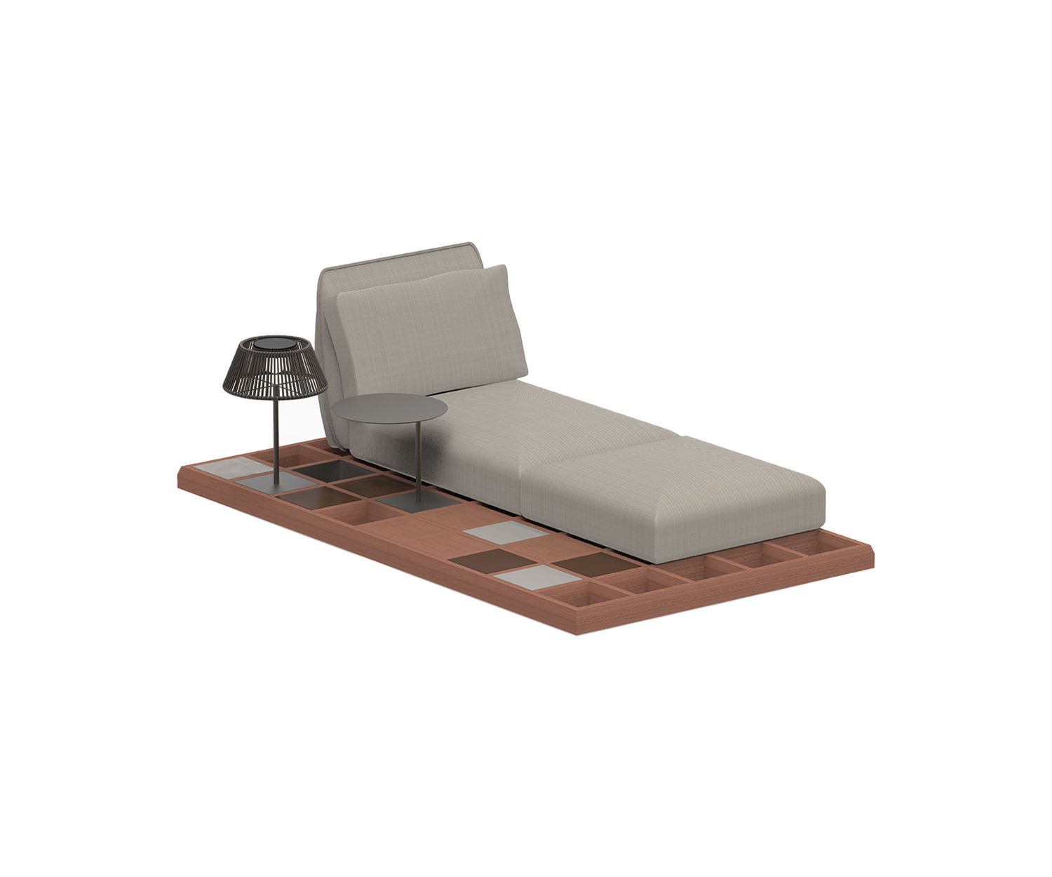 Mozaix Outdoor Lounge Set Mahogany Royal Botania