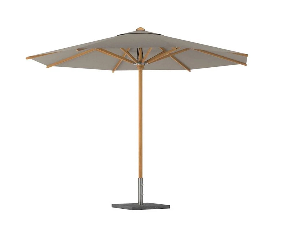 Shady Umbrella Round Teak Pole | Royal Botania