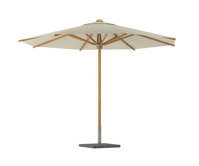 Shady Umbrella Round Teak Pole | Royal Botania