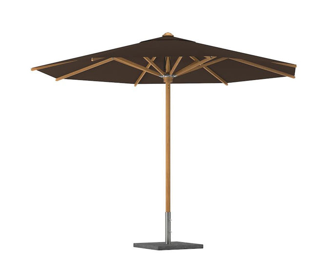 Shady Umbrella Round Teak Pole | Royal Botania
