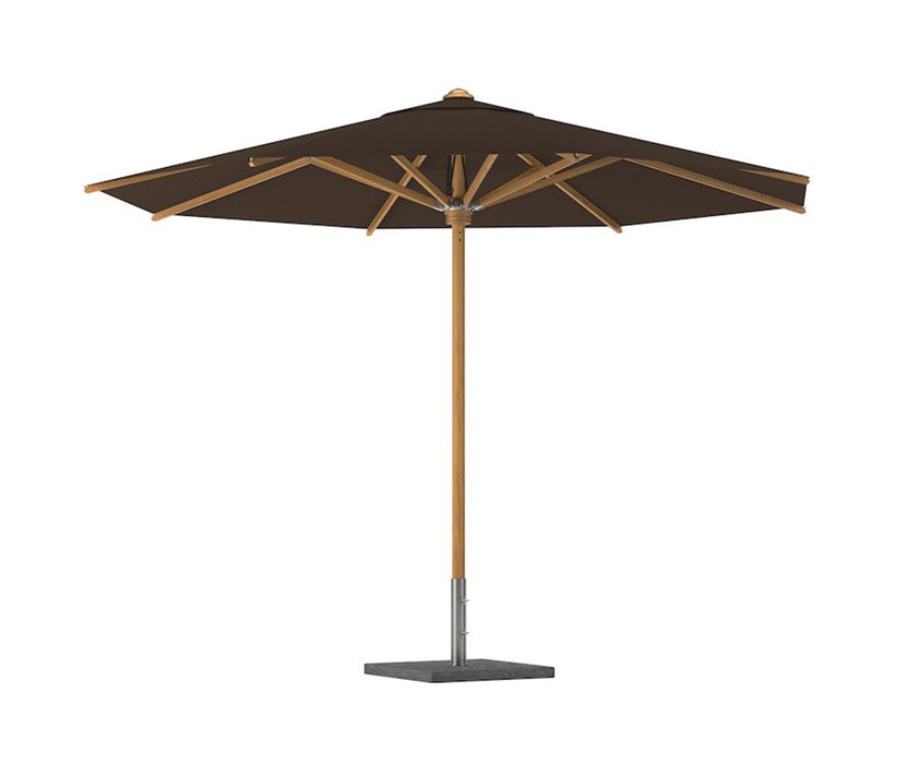 Shady Umbrella Round Teak Pole | Royal Botania